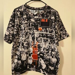Michael Jordan Winning  Shot AOP Tee Shirt